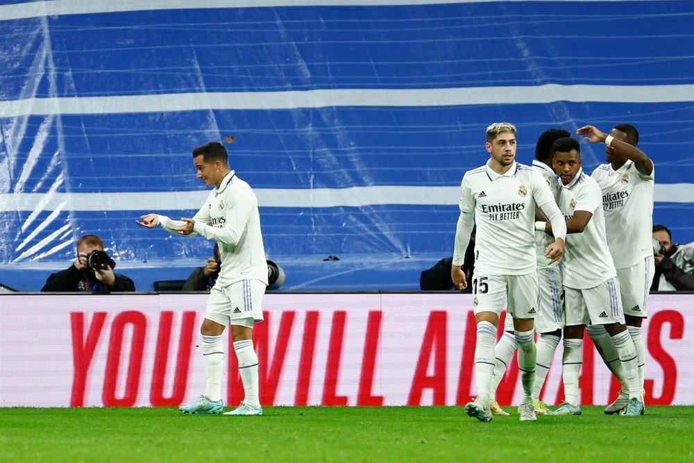 Lucas Vázquez ha regresado a los entrenamientos con el Madrid. EFE