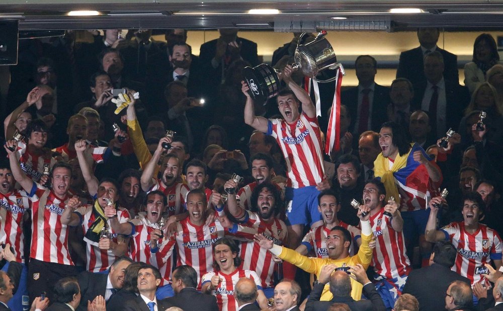 El Atlético de Madrid ganó la Copa del Rey en 2013. EFE