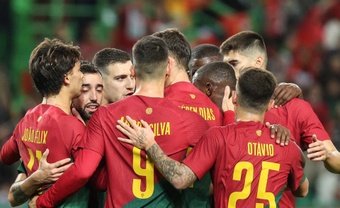 Portugal venció con solvencia a Nigeria. EFE