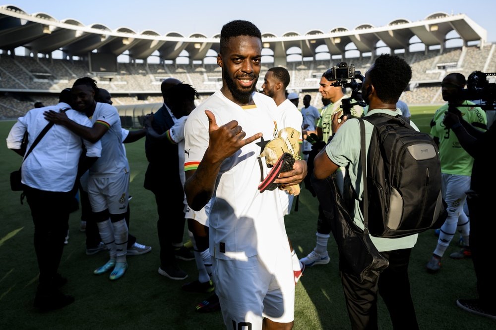 Iñaki Williams, baja con Ghana. EFE