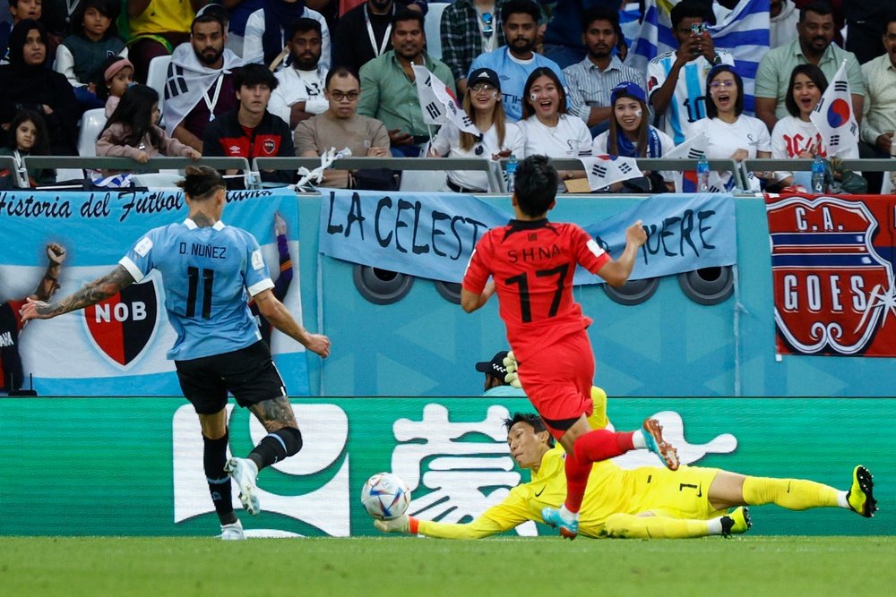 Uruguay-Corea del Sud è finita 0-0. EFE