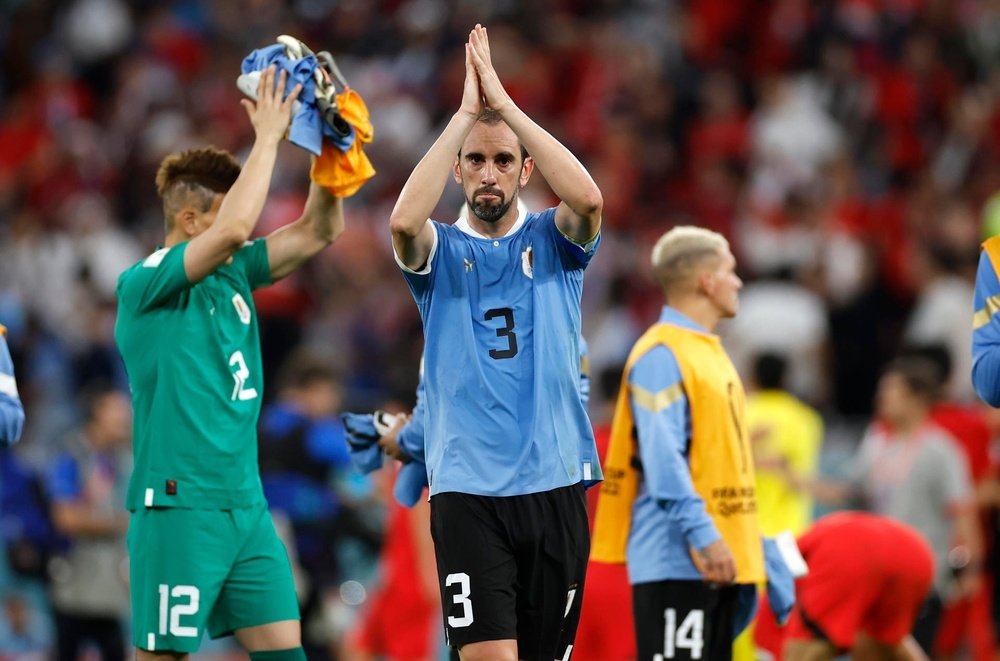 Diego Godin sera remercié avant Uruguay-Chili. EFE