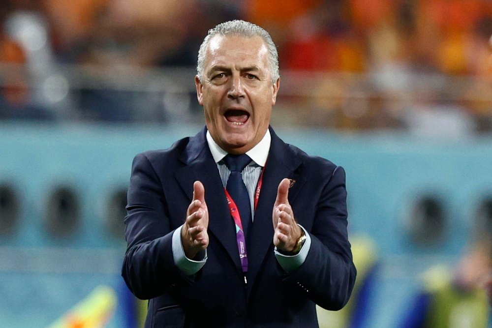 Gustavo Alfaro spoke ahead of Ecuador's game with Senegal. EFE