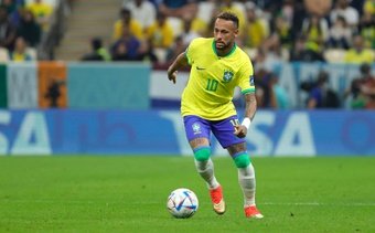 Neymar está fora do jogo contra Camarões.EFE