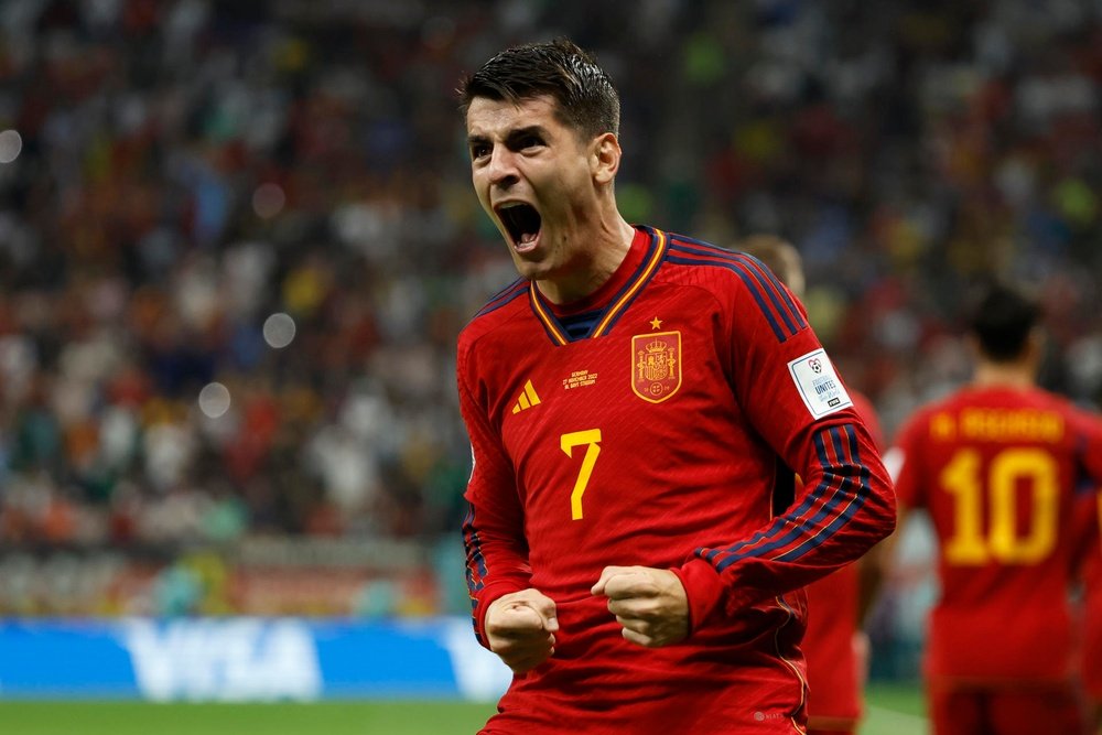Manchester United pense à Alvaro Morata. afp