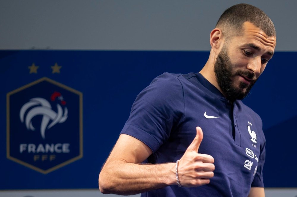 Benzema had to leave Qatar due to an injury. EFE