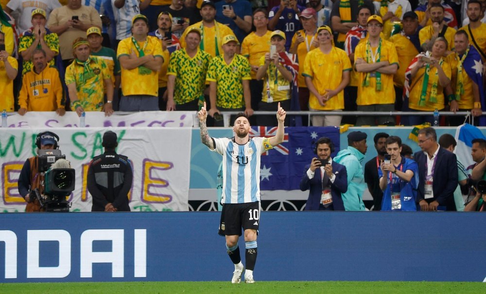 Un Argentina-Australia muy diferente y con Messi de protagonista. EFE