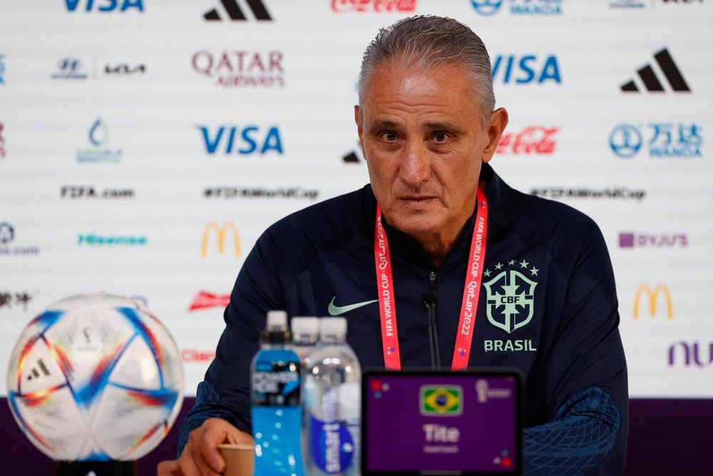 Tite se acordó de Pelé. EFE