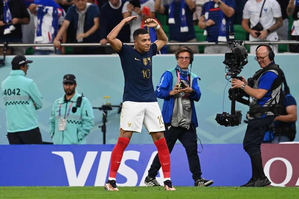 Mbappe made the difference against Poland. AFP
