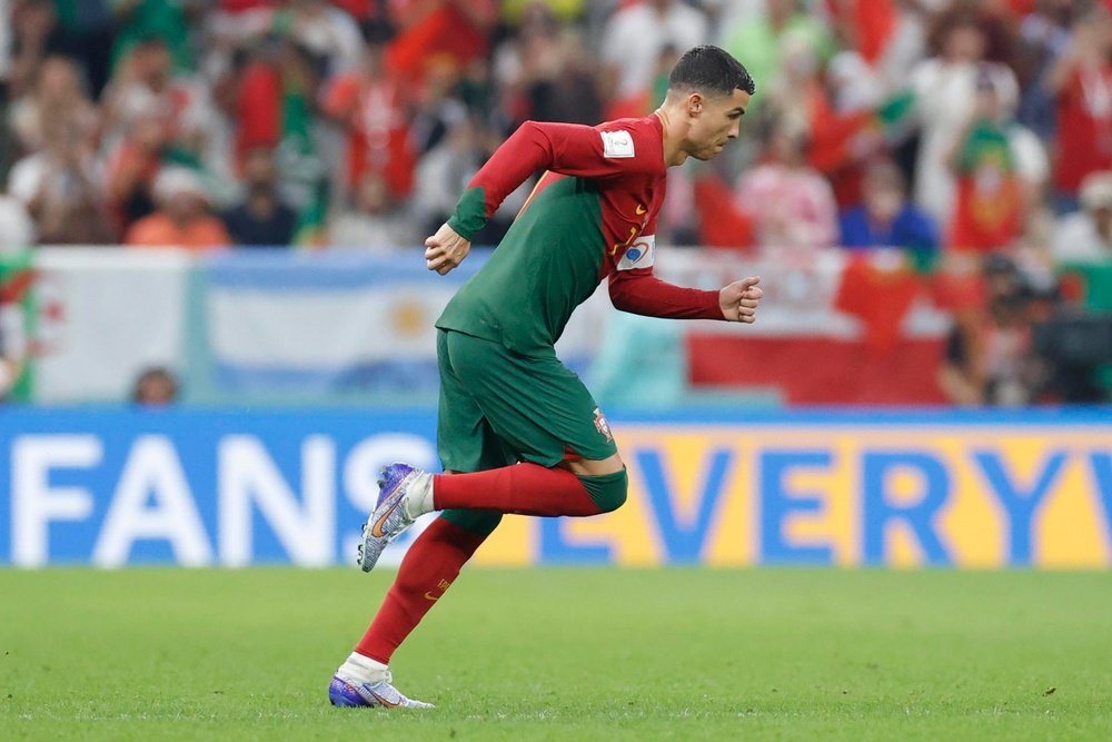 Cristiano Ronaldo cheers on his national team on his social media. EFE
