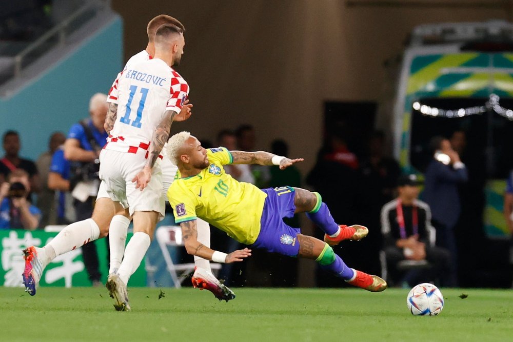 Croacia se impuso a Brasil en la tanda de penaltis. EFE/EPA/Friedemann Vogel