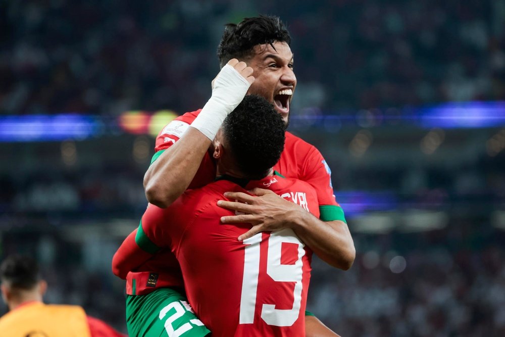 Morocco pulled off a famous win against Portugal. EFE