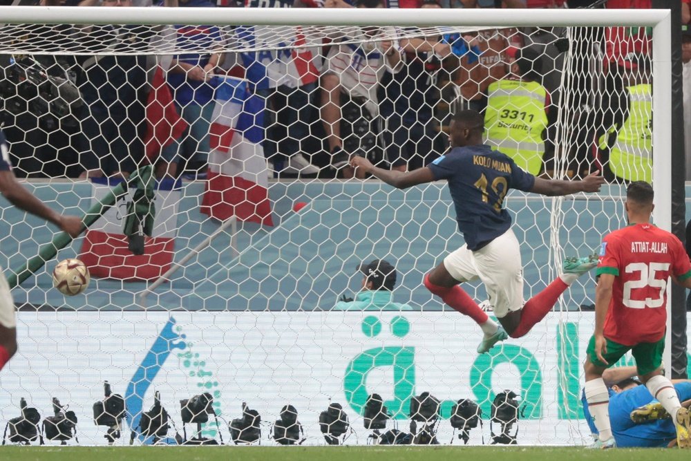 Kolo Muani extended the lead for France. EFE