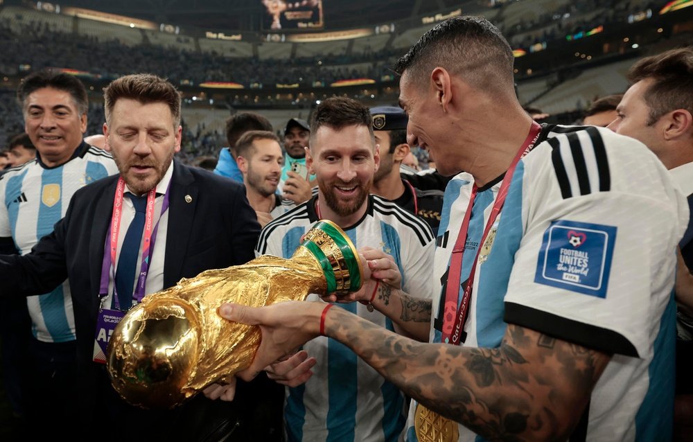 Para Daniel Passarella, fue el jugador más importante del Mundial. EFE