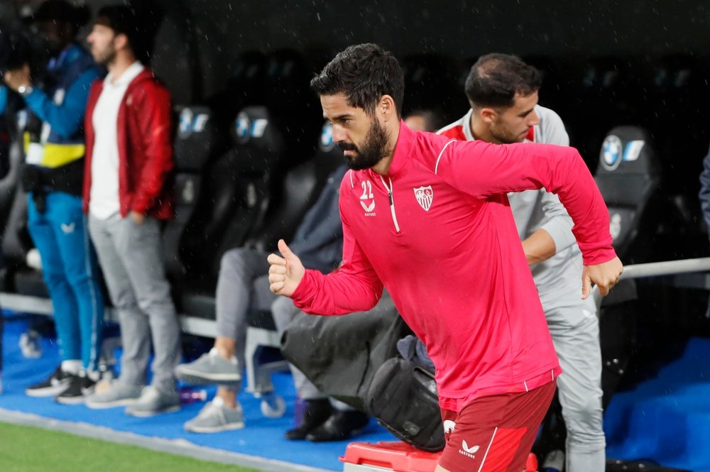 Isco Alarcón, en una foto de archivo con el Sevilla. EFE / Mariscal.