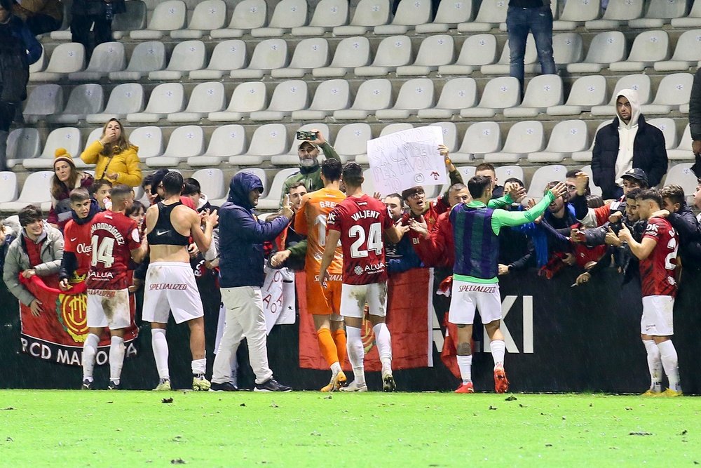 El Mallorca pasó a la siguiente ronda. EFE