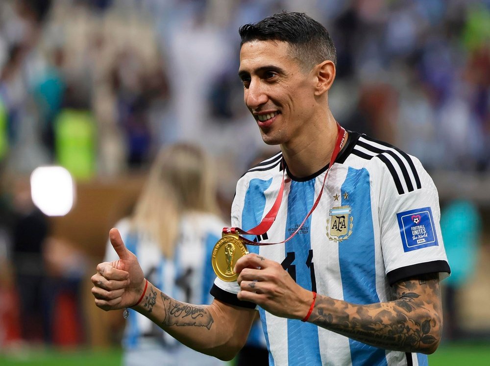Di Maria wants to continue playing for Argentina. EFE