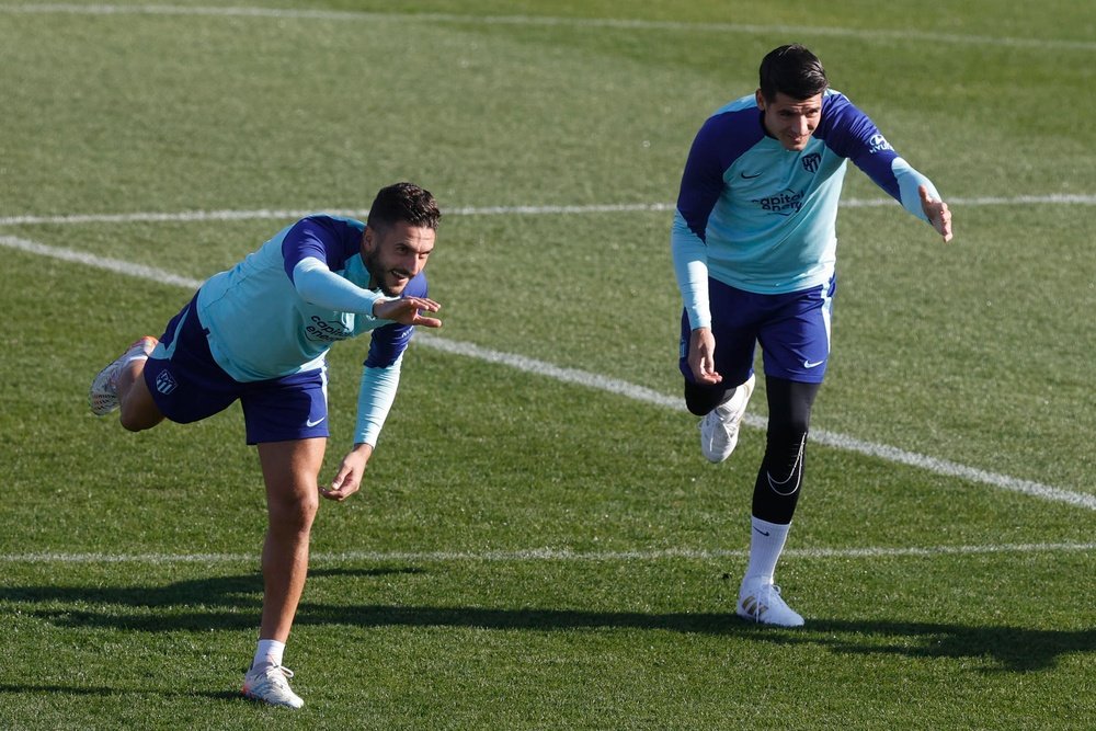 Atletico Madrid captain Koke Resurreccion addressed Morata's exit. EFE