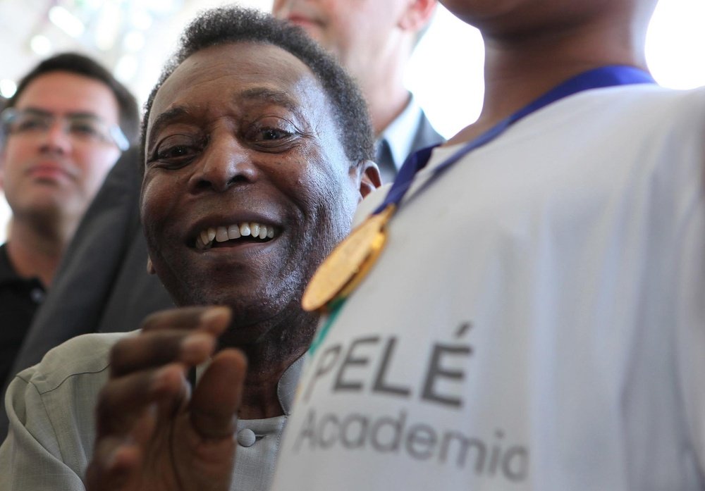 Pele won the World Cup with Brazil in 1958, 1962 and 1970. AFP