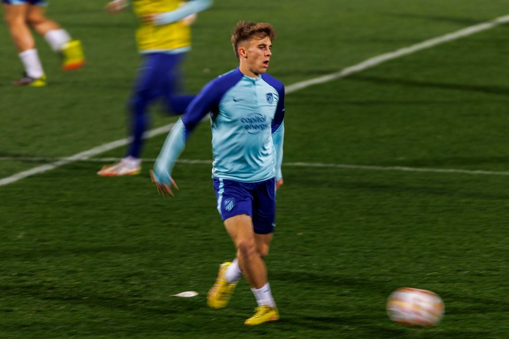 Pablo Barrios has played 25 games this season for Atletico Madrid. EFE