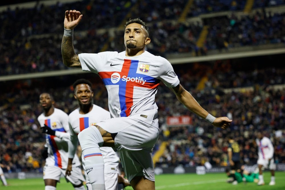 Barca paid 58 million plus seven million in bonuses for Raphinha. EFE