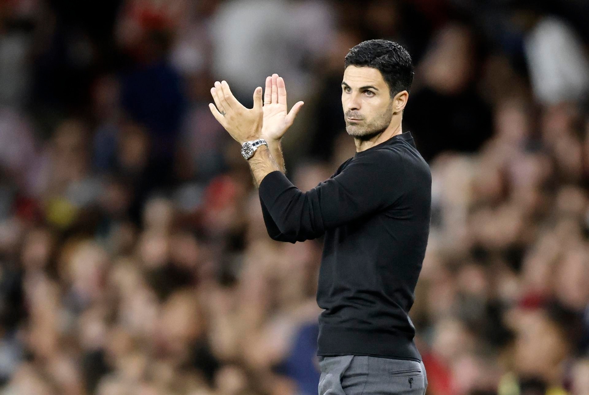 Arteta spoke about Arsenal's current situation on Saturday. EFE