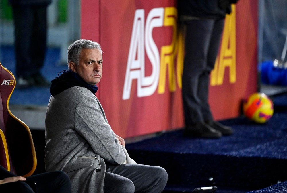 Mourinho, tras la decepción copera. EFE