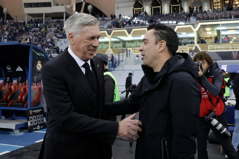 Ancelotti boasted of his 28 years of coaching experience. EFE