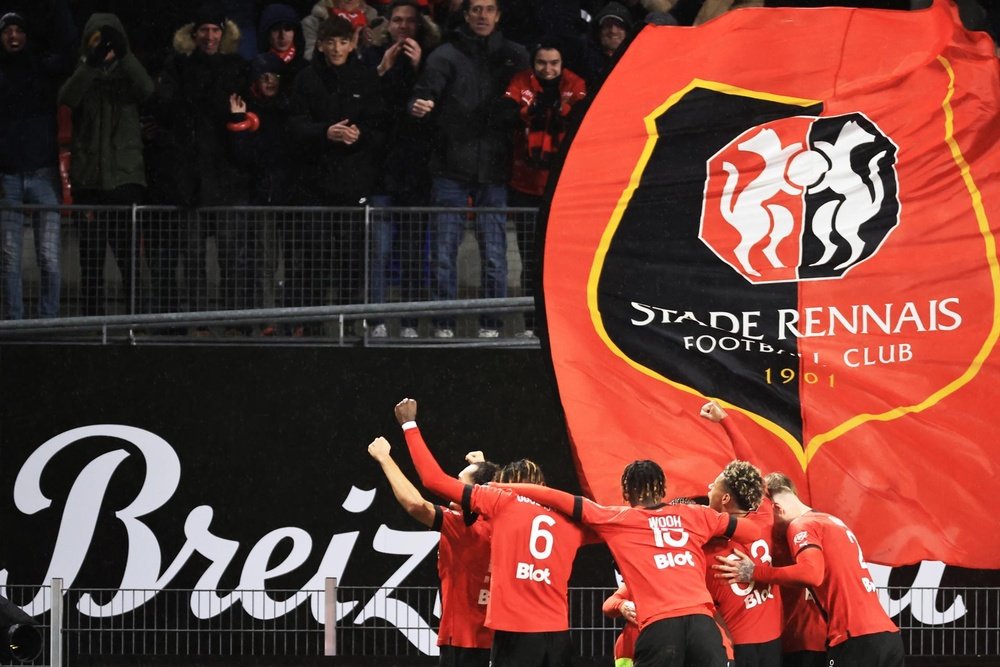 Rennes supera o PSG do trio 'MMN'. AFP