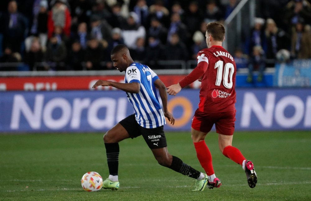 Sylla, centrado en el ascenso. EFE