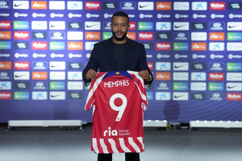 Memphis Depay has signed for Atletico. EFE