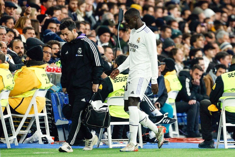 Ceballos et Mendy de retour à l'entraînement du Real Madrid. efe