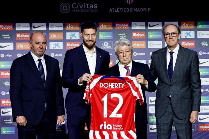 He was right: the tweet showing Doherty was Atletico fan