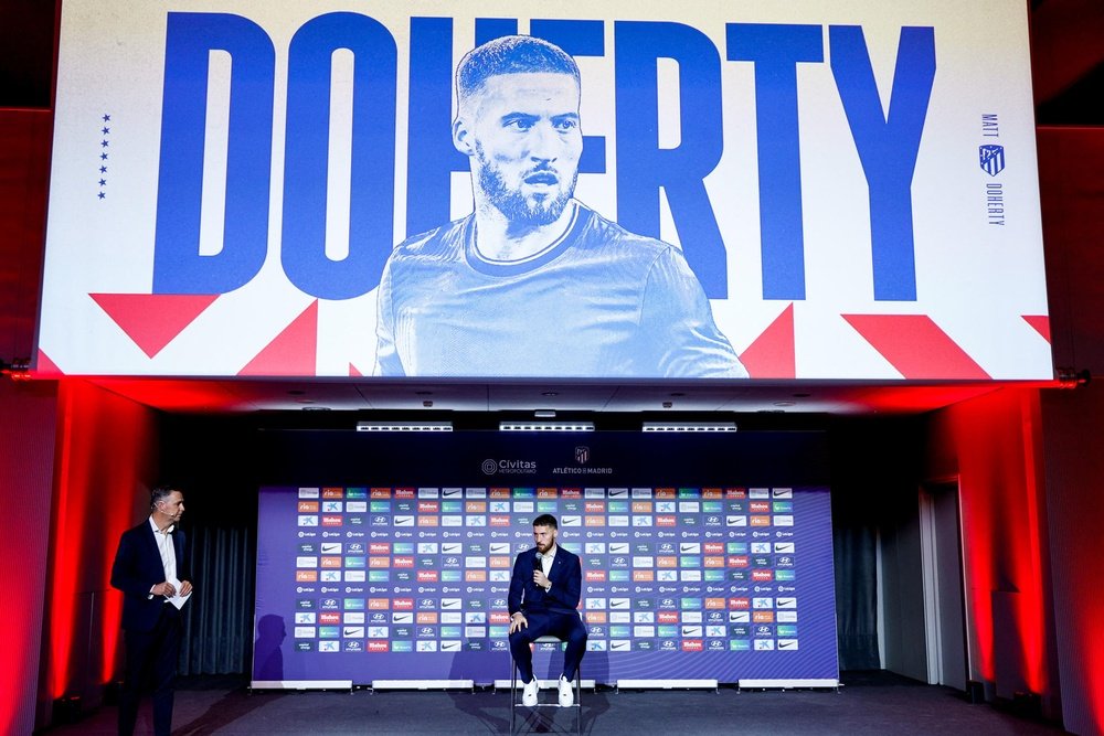 Doherty joined Atletico until the end of the current season. EFE
