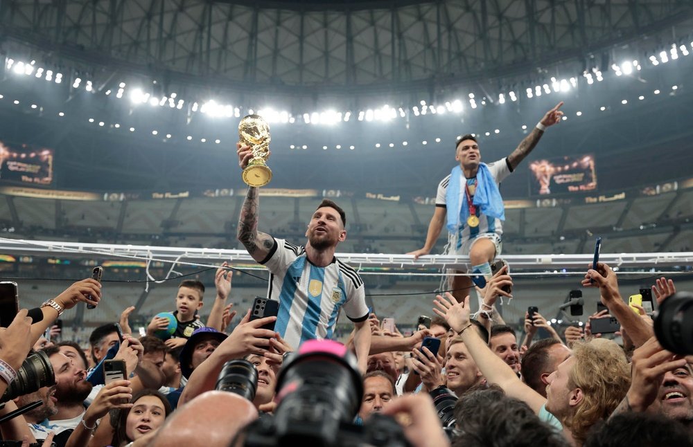 Messi has not yet decided when he will retire from Argentina. EFE