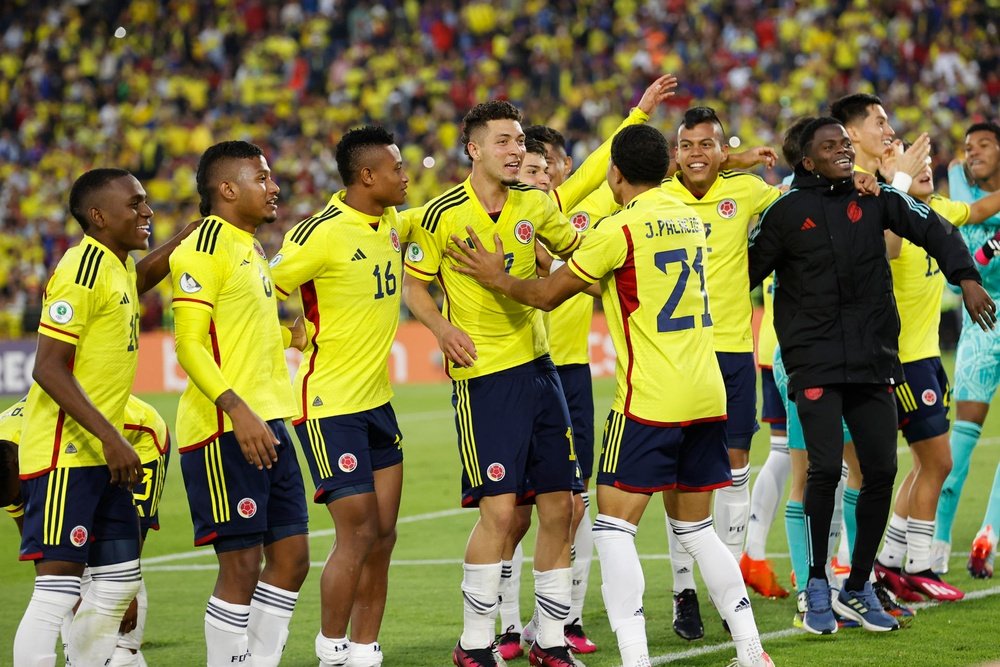 Yaser Asprilla y Jhon Durán lideran la lista preliminar de Colombia para el Mundial Sub 20. EFE