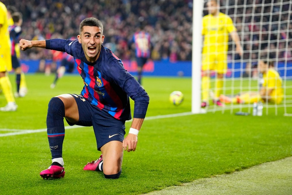 Ferran Torres a été élu meilleur joueur du match contre Cadix. EFE