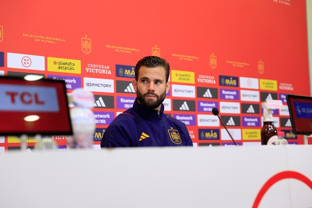 Nacho spoke about his possible renewal with Madrid. EFE