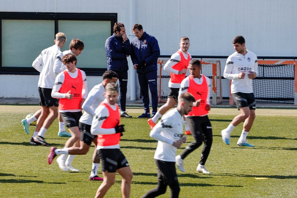 El Valencia se prepara para otro partido importante. EFE