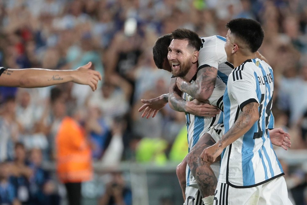 Messi jugará contra Guatemala de inicio. EFE