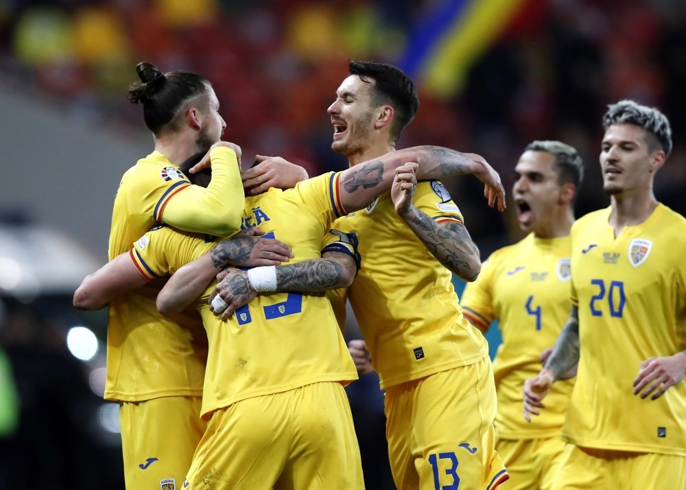 Rumanía suma dos victorias de dos en el clasificatorio para la Eurocopa de 2024. EFE
