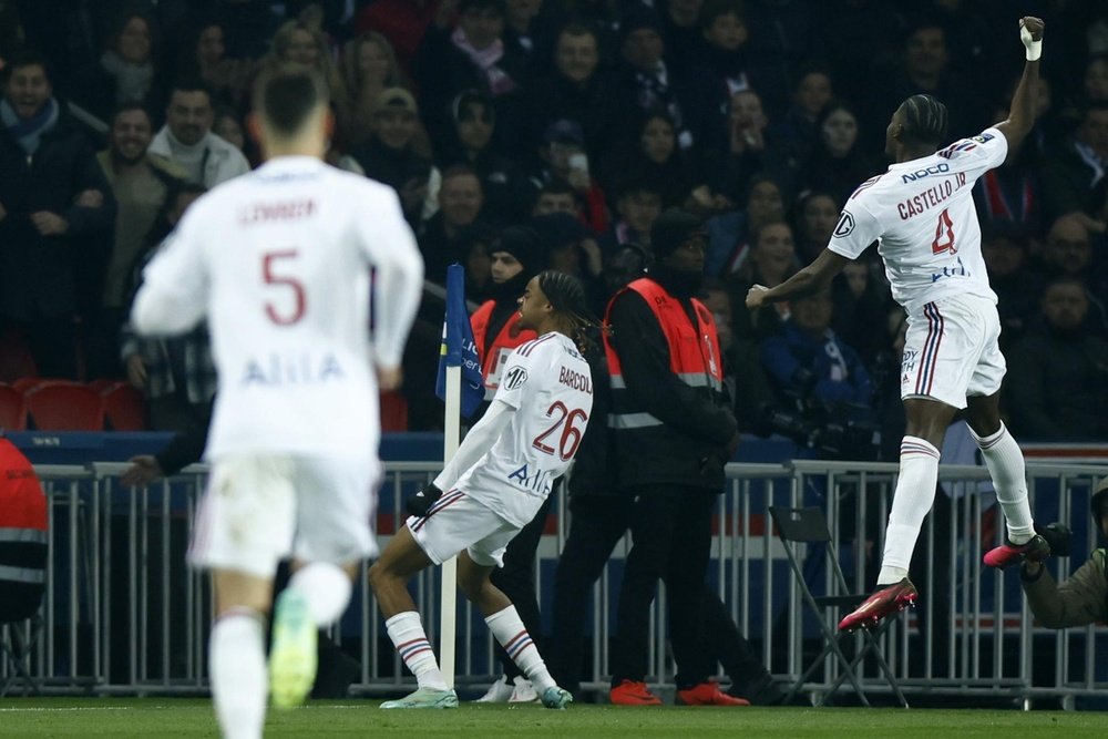 Barcola, la nueva estrella del Lyon. EFE