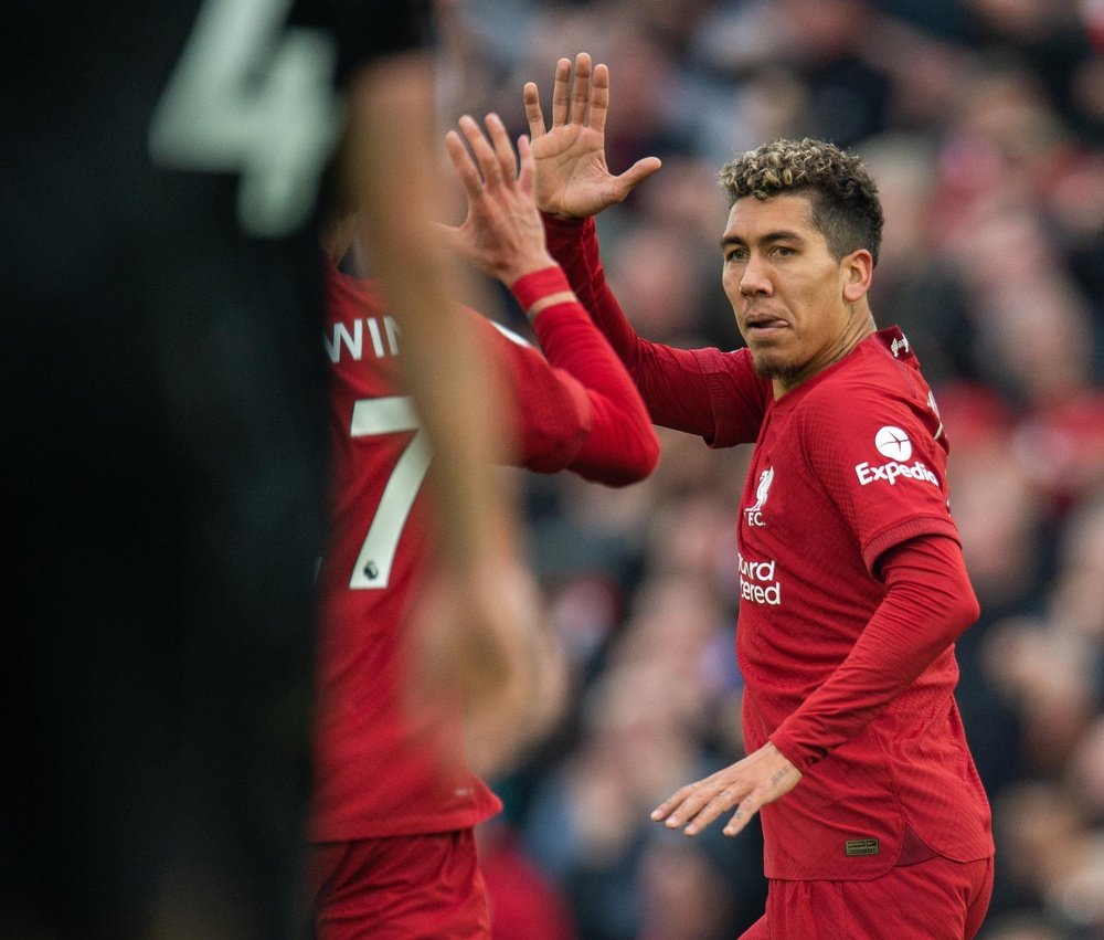 Firmino saves a point for Liverpool. EFE