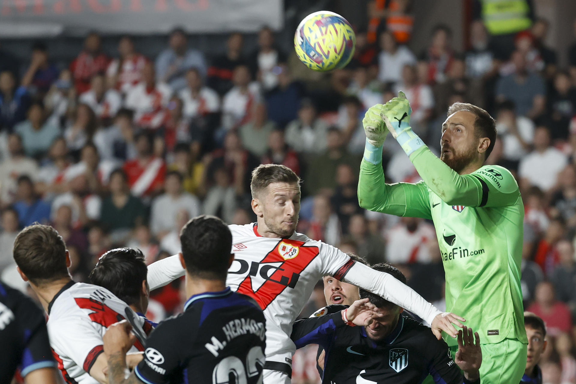 Jan Oblak en Vallecas