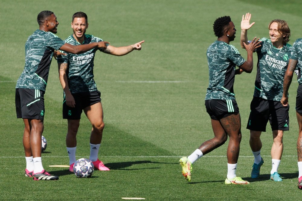 Hazard felt that Vinicius had something special when he saw him. EFE