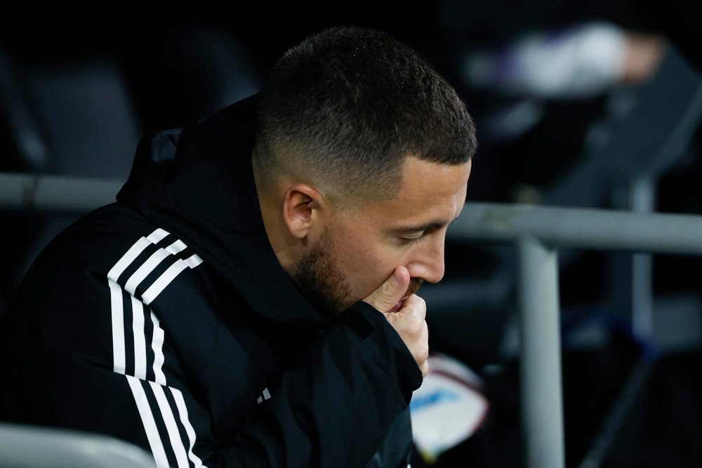 Hazard wants to honour his contract at Madrid. EFE