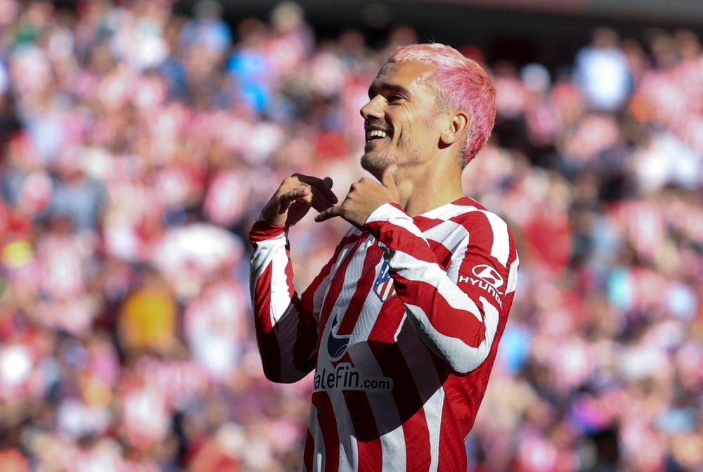 Antoine Griezmann réalise une saison de très haut niveau avec l'Atlético de Madrid. EFE