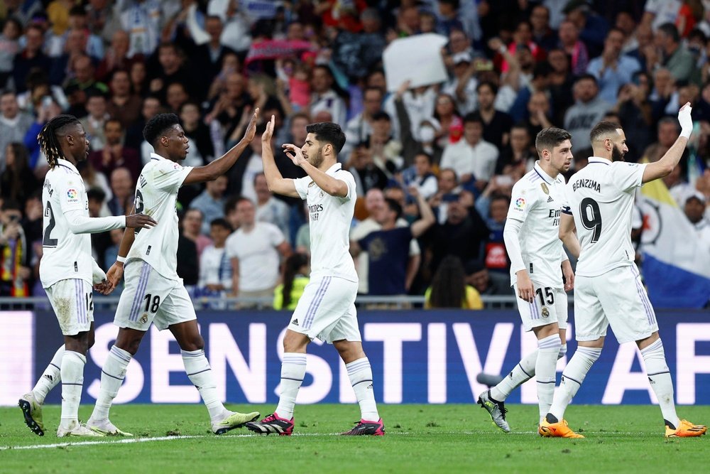 El Madrid venció al Celta de Vigo. EFE