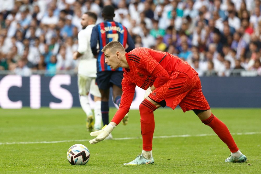 Lunin cambió de opinión. EFE