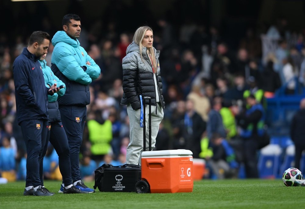 Barca will be without English defender Lucy Bronze against Chelsea. EFE